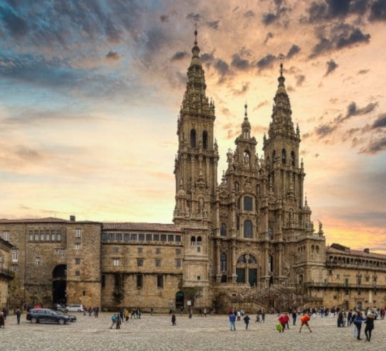 santiago de compostela view