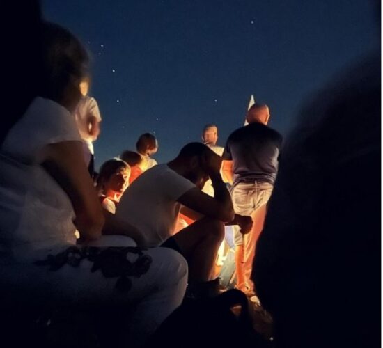 In preghiera a Medjugorje