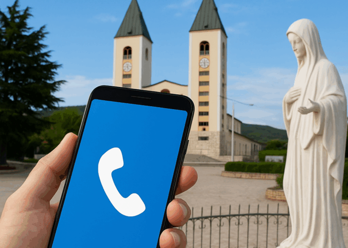 Telefonare a Medjugorje